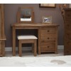 Rustic Solid Oak Furniture Dressing Table Mirror